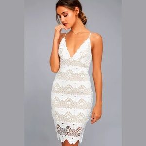 Lulus Sway Away crochet lace dress